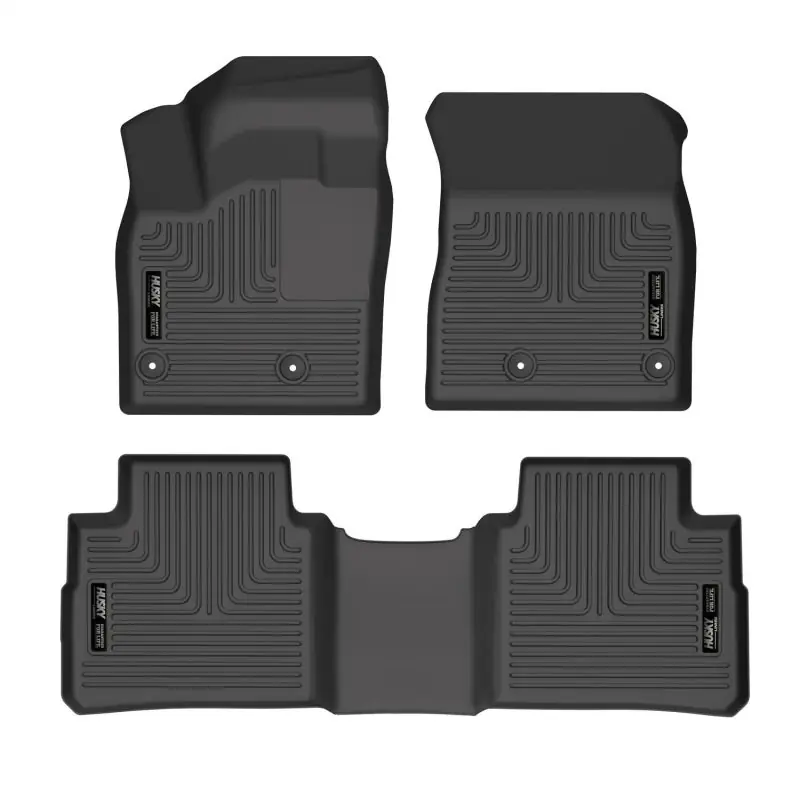 Best Choice Husky Liners 21-22 Nissan Rogue WeatherBeater Front & 2nd Seat Floor Liners - Black