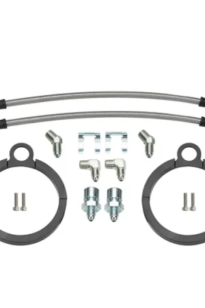 Wilwood Flexline Kit 12 inch -3 3/8-24 IF 1/8-27 NPT 90 Degree Fast Shipping