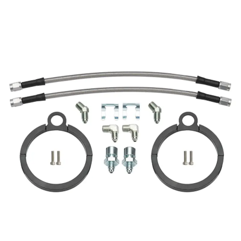 Wilwood Flexline Kit 12 inch -3 3/8-24 IF 1/8-27 NPT 90 Degree Fast Shipping