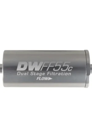 Affordable DeatschWerks 5/16in 10 Micron 55mm In-Line Fuel Filter Kit