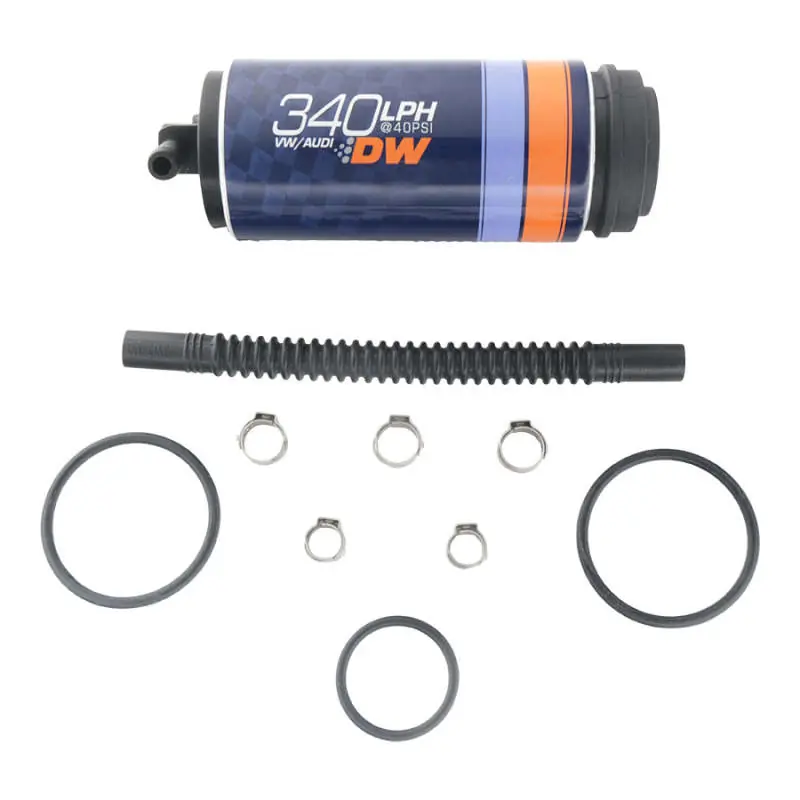Flash Sale DeatschWerks DW340V Series 340lph In-Tank Fuel Pump w/ Install Kit For VW and Audi 1.8T FWD
