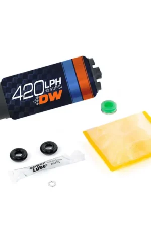 DeatschWerks DW420 Series 420lph In-Tank Fuel Pump w/ Install Kit For Eclipse (Turbo AWD) 95-98 Authentic