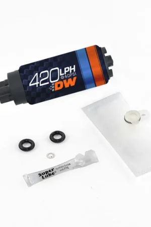 Top Pick DeatschWerks DW420 Series 420lph In-Tank Fuel Pump w/ Install Kit For 09-12 Genesis Coupe
