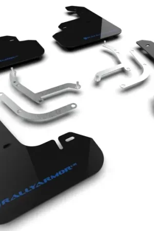 Rally Armor 24-25 Subaru Impreza Black UR Mud Flap w/ Light Blue Logo Free Delivery