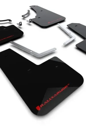 Direct From Manufacturer Rally Armor 23-25 Mazda CX-50 (Will Not Fit CX-5) Black UR Mud Flap W/Red Logo