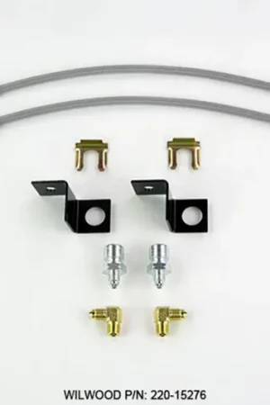 Same Day Shipping Wilwood Flexline Kit 14 inch -3 M10-1.5 IF 1/8 NPT 90 Degree