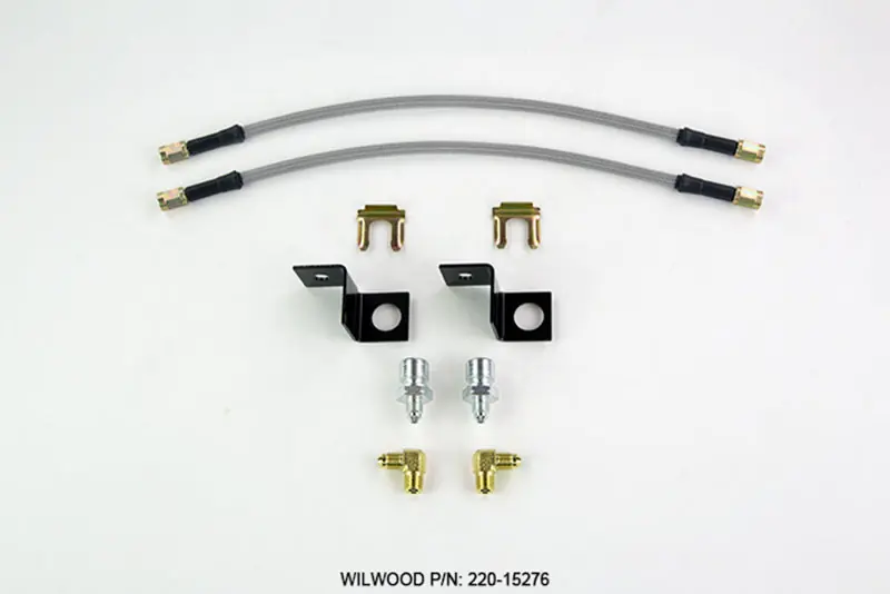 Same Day Shipping Wilwood Flexline Kit 14 inch -3 M10-1.5 IF 1/8 NPT 90 Degree