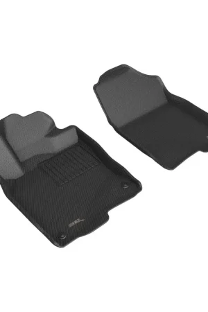 3D MAXpider 2022 Honda Civic Kagu 1st Row Floormat - Black Same Day Shipping