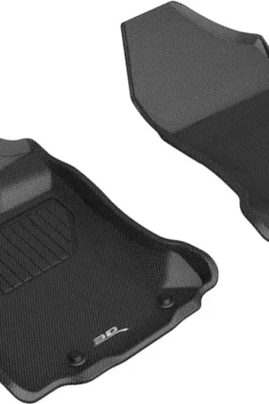 3D MAXpider 20-21 Subaru Legacy/Outback Kagu 1st Row Floormat - Black Best Seller