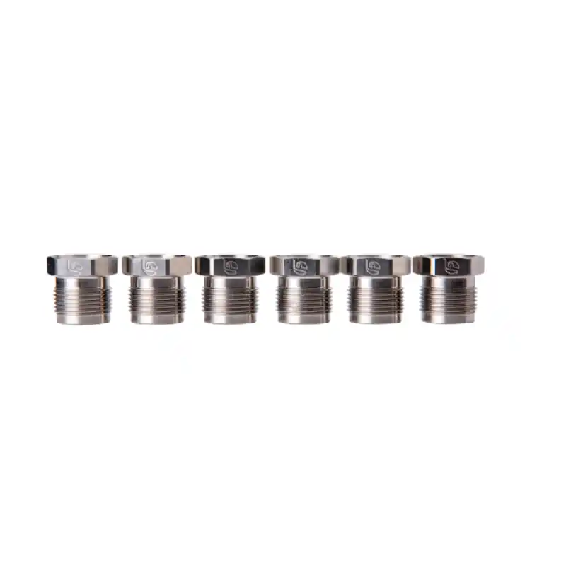 Fleece Performance 03-22 Dodge 2500/3500 5.9L/6.7L Stainless Steel Fuel Supply Tube Nuts Genuine