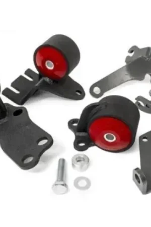 Free Returns Innovative 88-91 Civic B-Series Black Steel Mounts 60A Bushings w/o Actuator