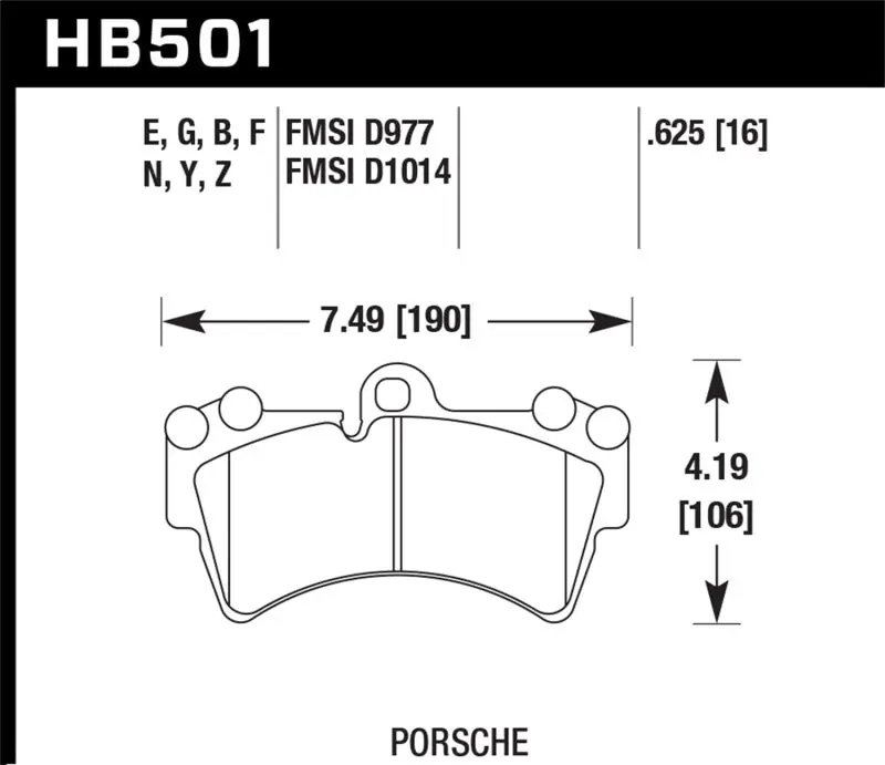 Final Sale Hawk 07-10 Audi Q7 / 03-09 Porsche Cayenne / 04-09 VW Touareg DTC-60 Race Front Brake Pads