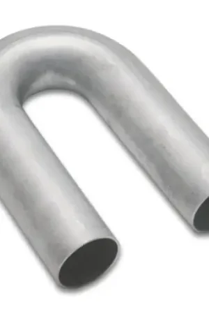 Vibrant 321 SS 180 Degree Mandrel Bend 2.50in O.D. x 3.75in CLR - 16 Gauge Wall Thickness Holiday Sale