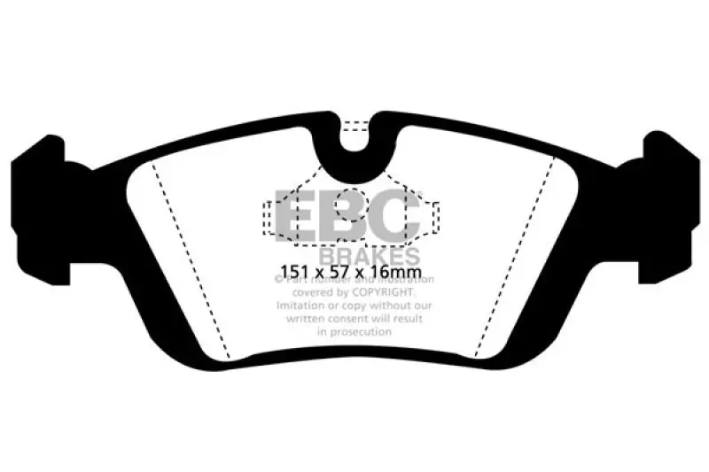 Editor’s Pick EBC 96-98 BMW Z3 1.9 Redstuff Front Brake Pads