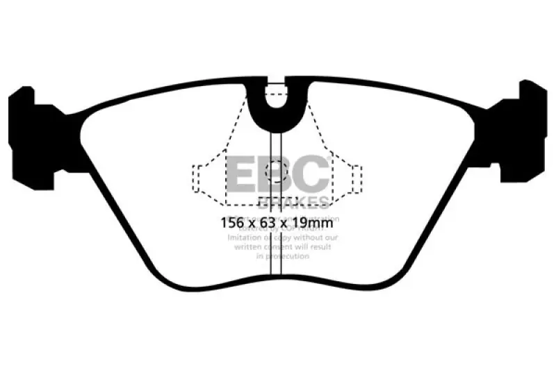 Secure Checkout EBC 92-95 BMW M3 3.0 (E36) Bluestuff Front Brake Pads