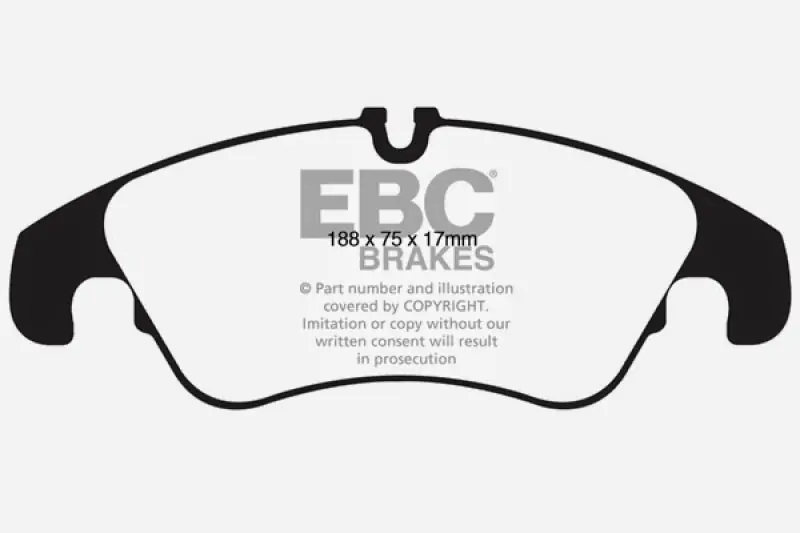 Original EBC 11 Audi A6 2.0 Turbo Ultimax2 Front Brake Pads