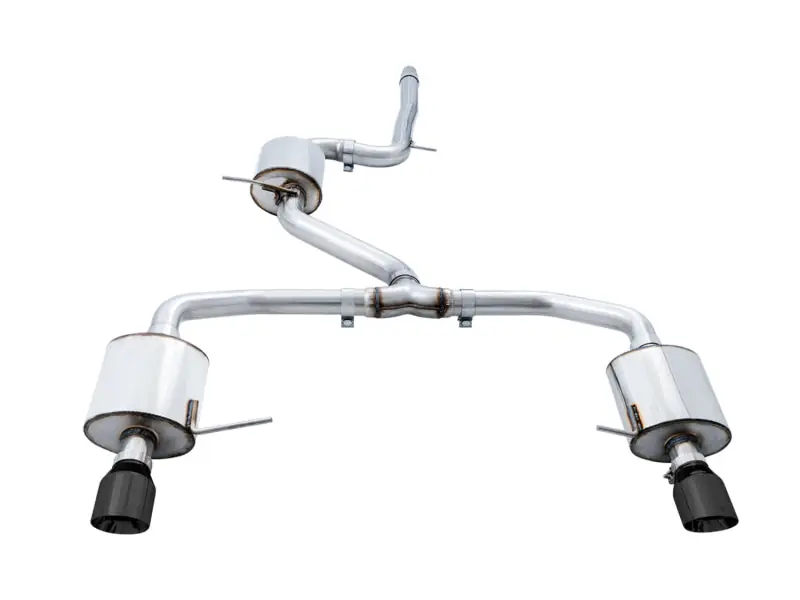 Top Rated AWE Tuning 18-21 Volkswagen Jetta GLI Mk7 Touring Exhaust - Diamond Black Tips (Fits High-Flow DP)