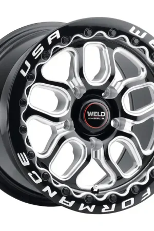 Fresh Stock Weld S907 15X10 Laguna Beadlock 5X120.7 ET50 BS7.50 Gloss Black MIL Dia 78.1