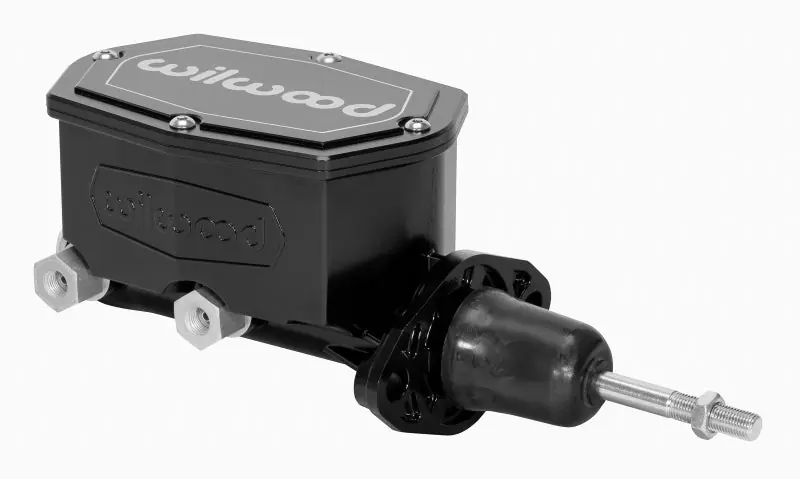 Wilwood Compact Tandem Master Cylinder - 1.12in Bore - w/Pushrod (Black) Hot Picks