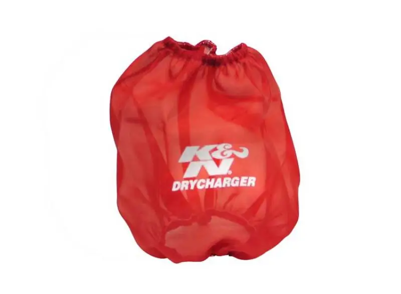 Don’t Miss Out K&N Round Tapered Drycharger Air Filter Wrap Red 7.5in Base ID x 5in Top ID x 7.5in H