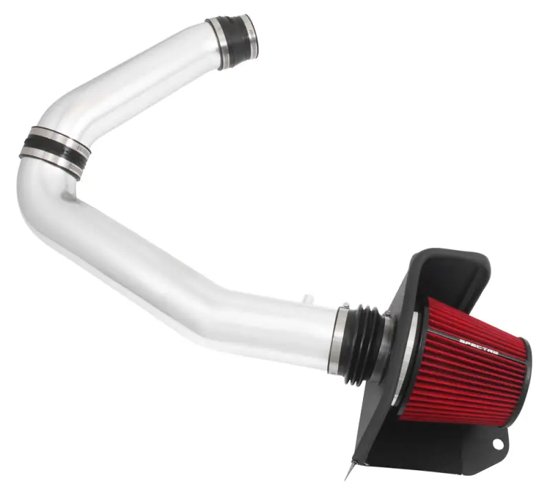 Spectre 11-15 Jeep Grand Cherokee V6-3.6L F/I Air Intake Kit - Polished w/Red Filter Best Seller