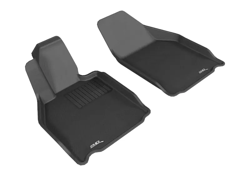 3D MAXpider 2005-2012 Porsche 911 997 Kagu 1st Row Floormat - Black Top Rated