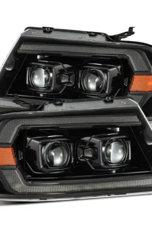 AlphaRex 04-08 Ford F150 PRO-Series Projector Headlights Chrome w/ Sequential Signal and DRL Mega Sale