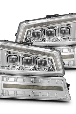 AlphaRex 03-06 Chevy Silverado 1500/2500HD/3500HD/Avalanche Chrome NOVA LED Proj Headlights Secure Checkout