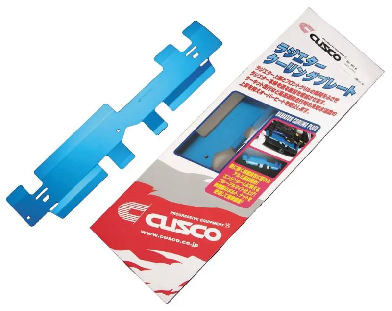 Best Choice Cusco Radiator Cooling Plate GDA GDB Impreza Blue