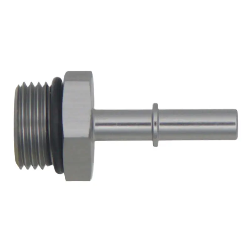 DeatschWerks 10AN ORB Male to 5/16in Male EFI Quick Connect Adapter - Anodized DW Titanium Get Yours