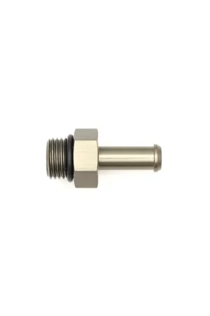DeatschWerks 6AN ORB Male to 5/16in Male Barb Fitting (Incl O-Ring) - Anodized Matte Black Latest