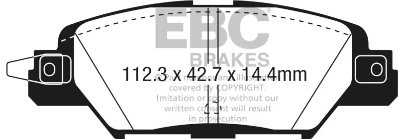 Secure Checkout EBC 2016 Mazda CX-5 2.0L Ultimax2 Rear Brake Pads