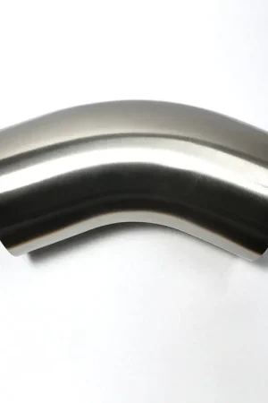Fast Shipping Stainless Bros 3.5in 304 SS 45 Degree Bend Elbow - 1D / 3.5in CLR - 16GA /.065in Wall - Leg