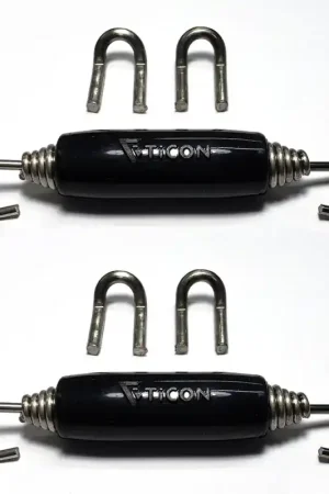 Stainless Bros Spring Tab Kit - 5 Pack SS304 (5 Springs 10 Hooks and 5 Black Silicone Sleeves) Big Sale