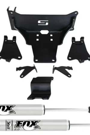 Limited Edition Superlift 05-22 F250/350 4WD Dual Steering Stabilizer Kit w/ Fox 2.0 Shocks (No Lift Req)