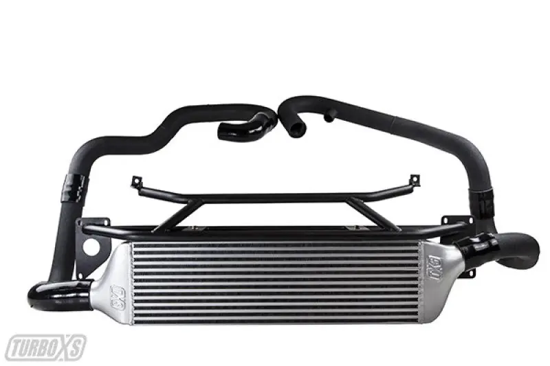 Turbo XS FMIC 2015-2017 Subaru STi - Wrinkle Black Pipes Luxury