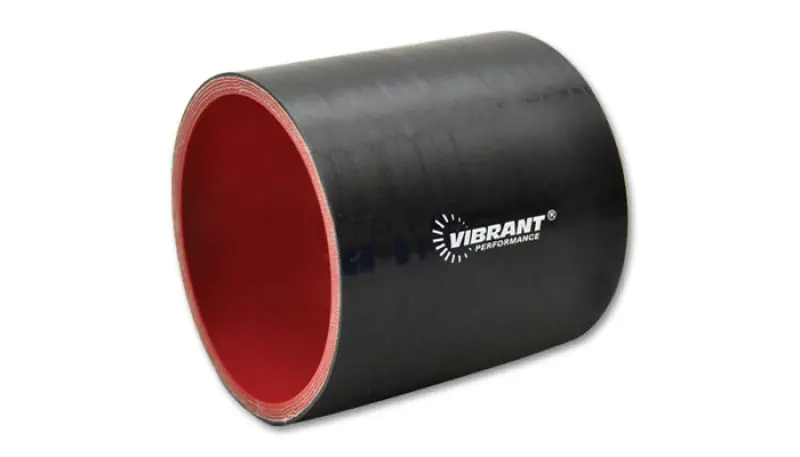 Vibrant 4 Ply Reinforced Silicone Straight Hose Coupling - 1.25in I.D. x 3in long (BLACK) Factory Price