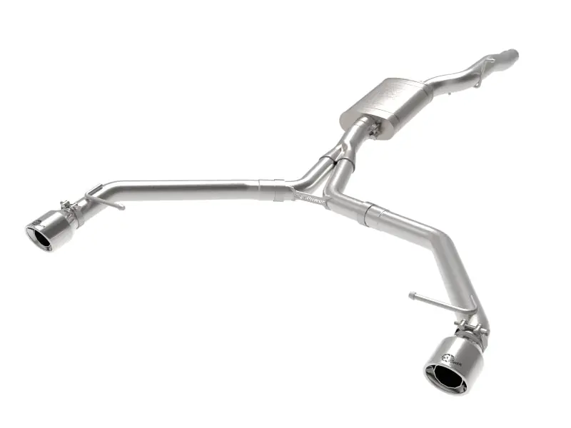 aFe MACH Force-Xp 13-16 Audi Allroad L4 SS Axle-Back Exhaust w/ Polished Tips New Release