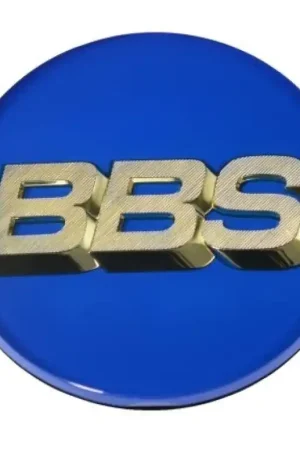 BBS Center Cap 70.6mm Blue/Gold (3-Tab) Wholesale