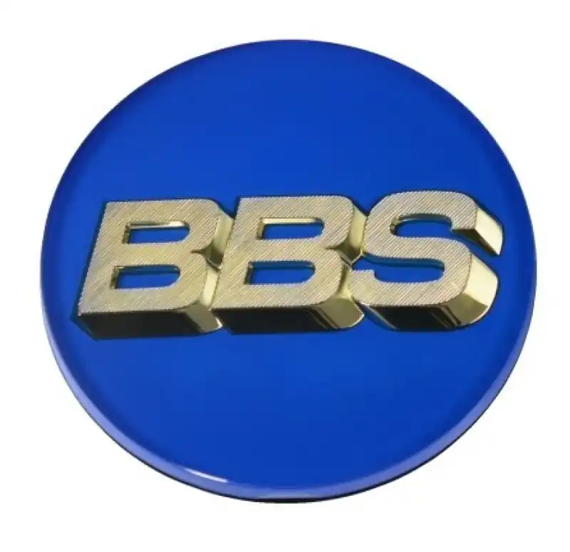 BBS Center Cap 70.6mm Blue/Gold (3-Tab) Wholesale