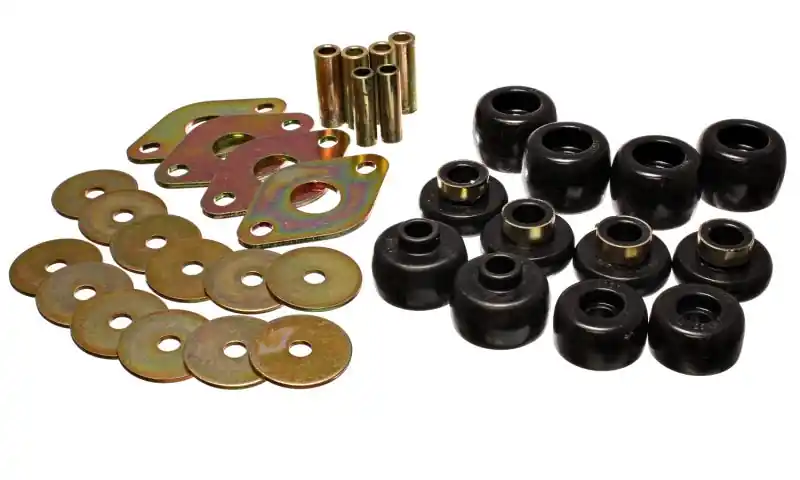 Latest Energy Suspension 93-98 Toyota T100 Black Body Cab Mount Set