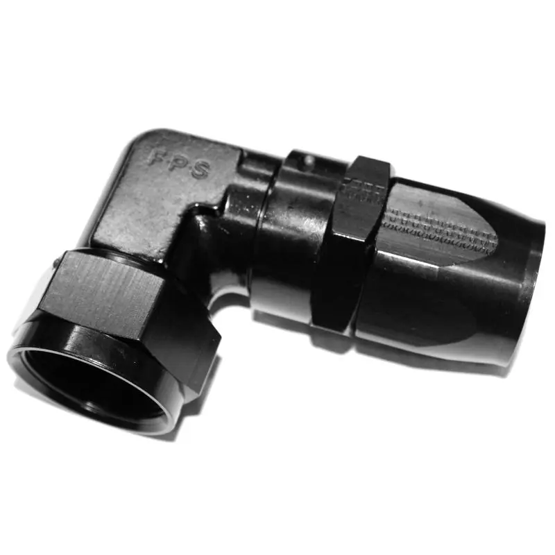 Fragola -20AN x 90 Degree Low Profile Forged Hose End - Black Today Only