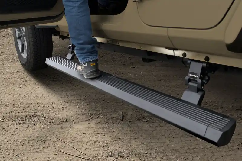 Bulk Order RealTruck 18-24 Jeep Wrangler 4dr VoltStep Electric Running Board Kit (Drilling Req.) - Tex. Blk