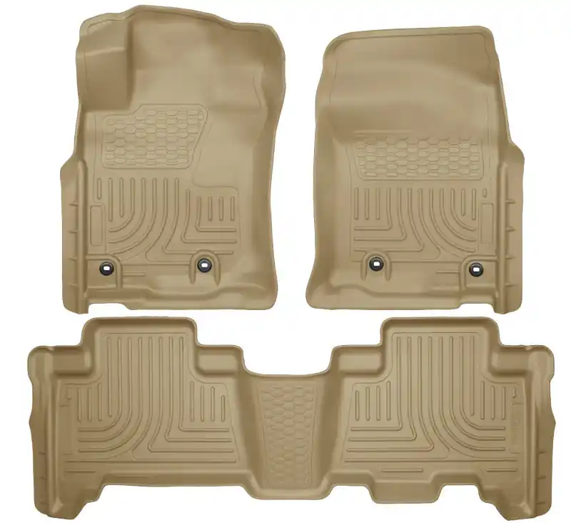 Flash Sale Husky Liners 2013 Toyota 4Runner WeatherBeater Tan Front & 2nd Seat Floor Liners