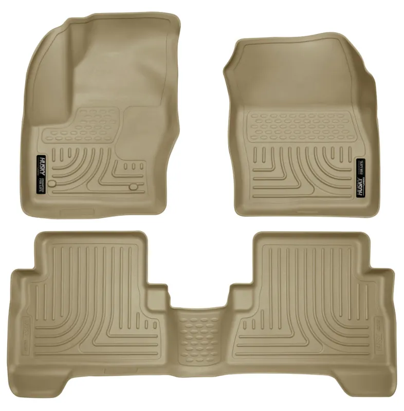 Husky Liners 2013 Ford Escape WeatherBeater Combo Tan Floor Liners Buy Direct