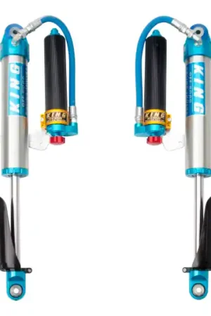 Big Sale King Shocks 2018+ Jeep Wrangler JL Front 2.5 Dia Remote Res Shock for 2.5in-5in Lift w/Adj (Pair)
