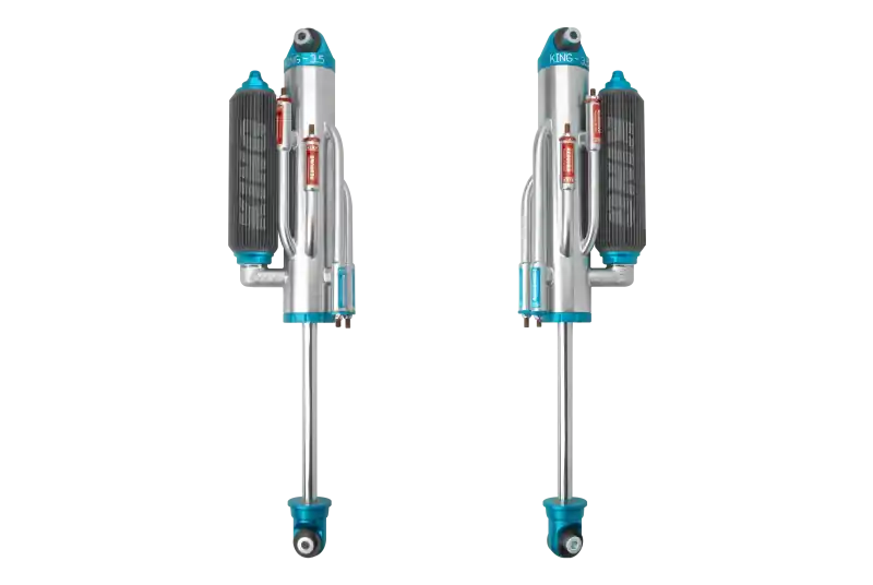 Premium King Shocks 2021+ RAM 1500 TRX Rear 3.5 Dia Full Adjustable 4 Tube Bypass w/ Finned Res Shock (Pair)