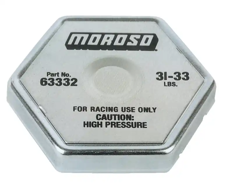 Moroso Racing Radiator Cap - 31-33lbs Professional Grade