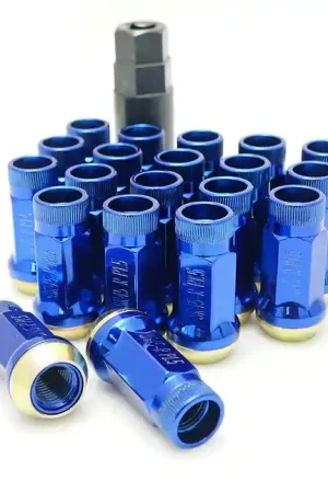 Today Only Wheel Mate Muteki SR45R Lug Nut Kit 12x1.25 - Blue
