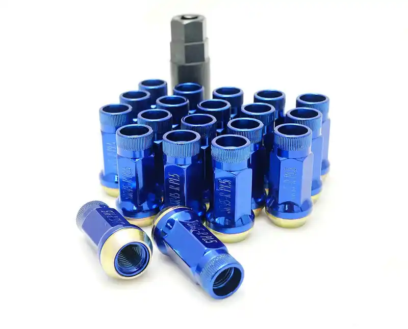 Today Only Wheel Mate Muteki SR45R Lug Nut Kit 12x1.25 - Blue